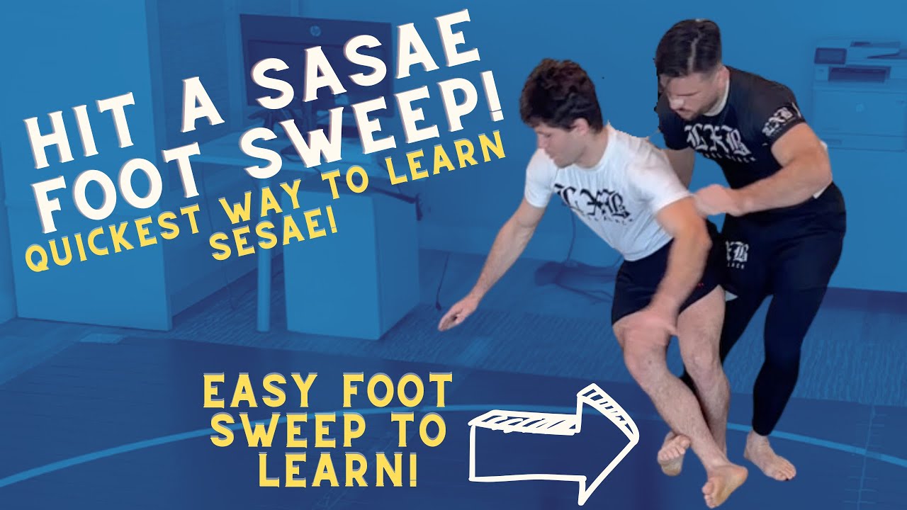 HIT a sasae foot sweep ! Quick and easy way to learn sasae #judo Sasae Tsurikomi Ashi Placido Santos