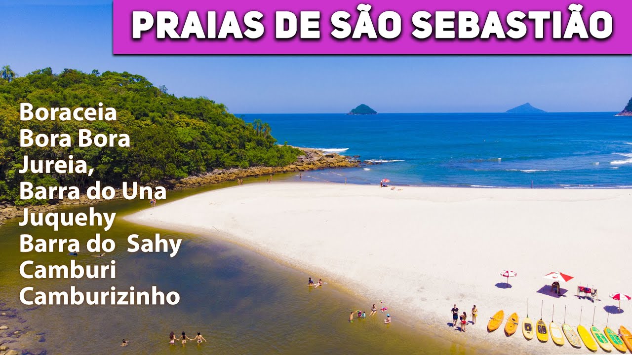 Praias de São Sebastião (SP) - de Boraceia a Camburizinho