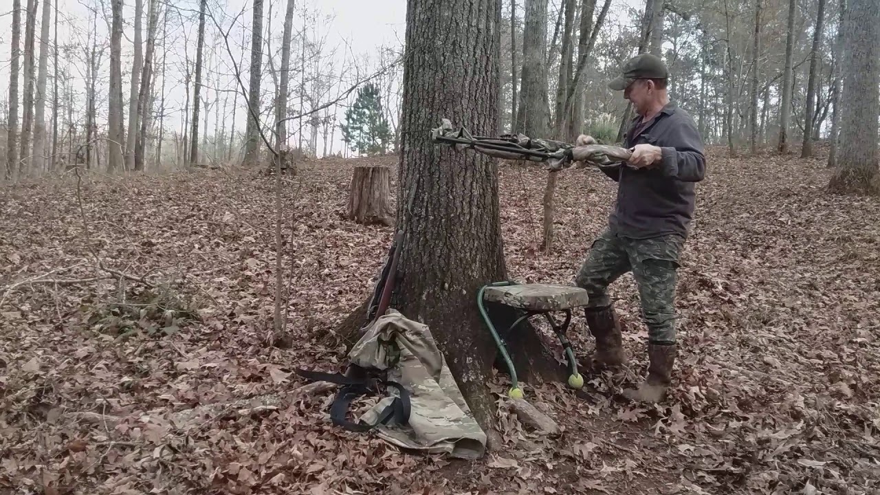 Hillside ground blind