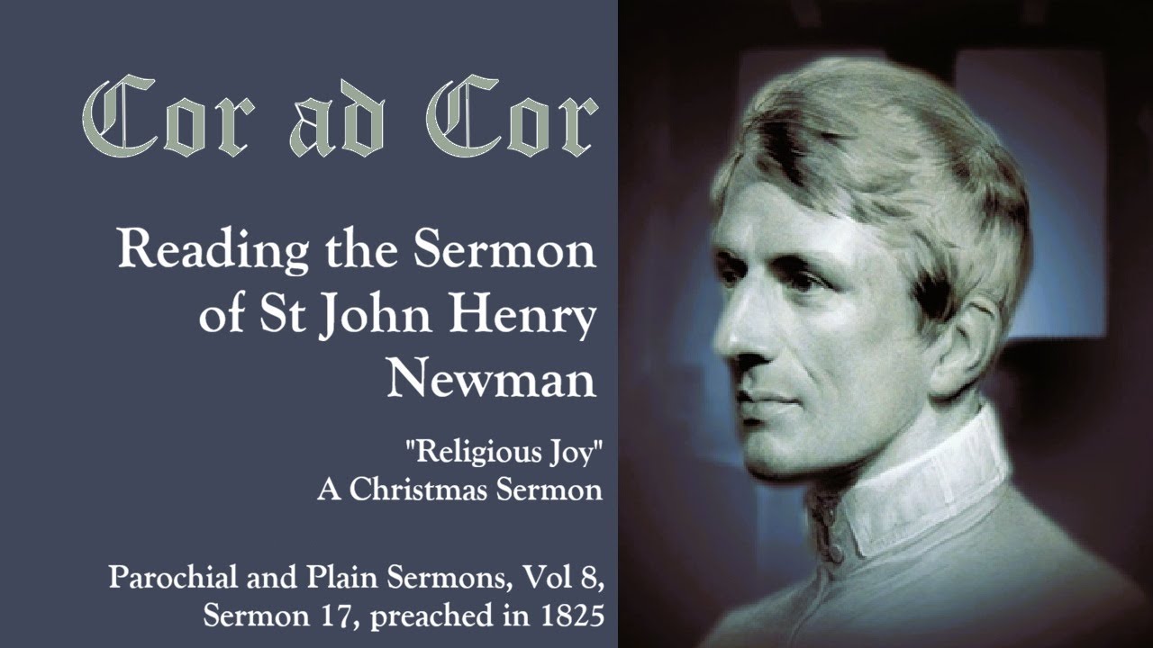 Cor ad Cor - Religious Joy - a Christmas Sermon