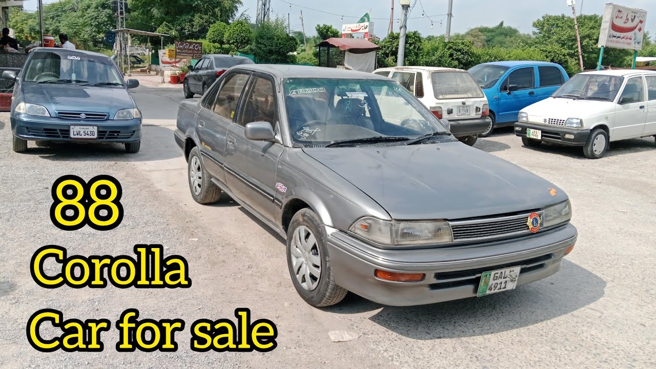 Toyota corolla 1988 model car for sale 