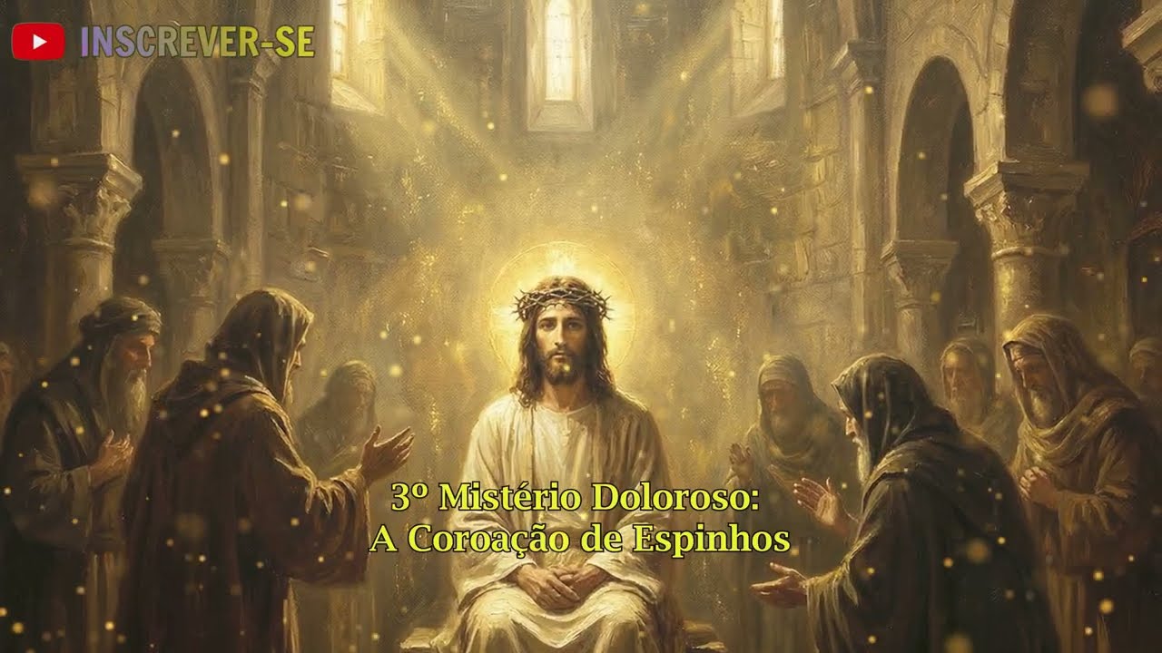 TERÇO DE HOJE - 17/04/2026 - SEXTA-FEIRA: MISTÉRIOS DOLOROSOS - 04 HORAS