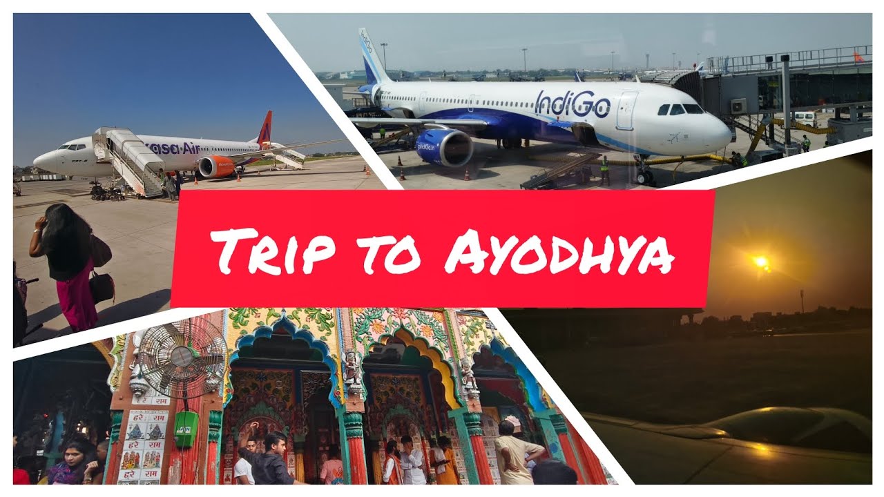 AYODHYA TRIP  | DELHI TO AYODHYA BY FLIGHT ✈️ #ayodhya #jaishreeram #hindu #flight #rammandir