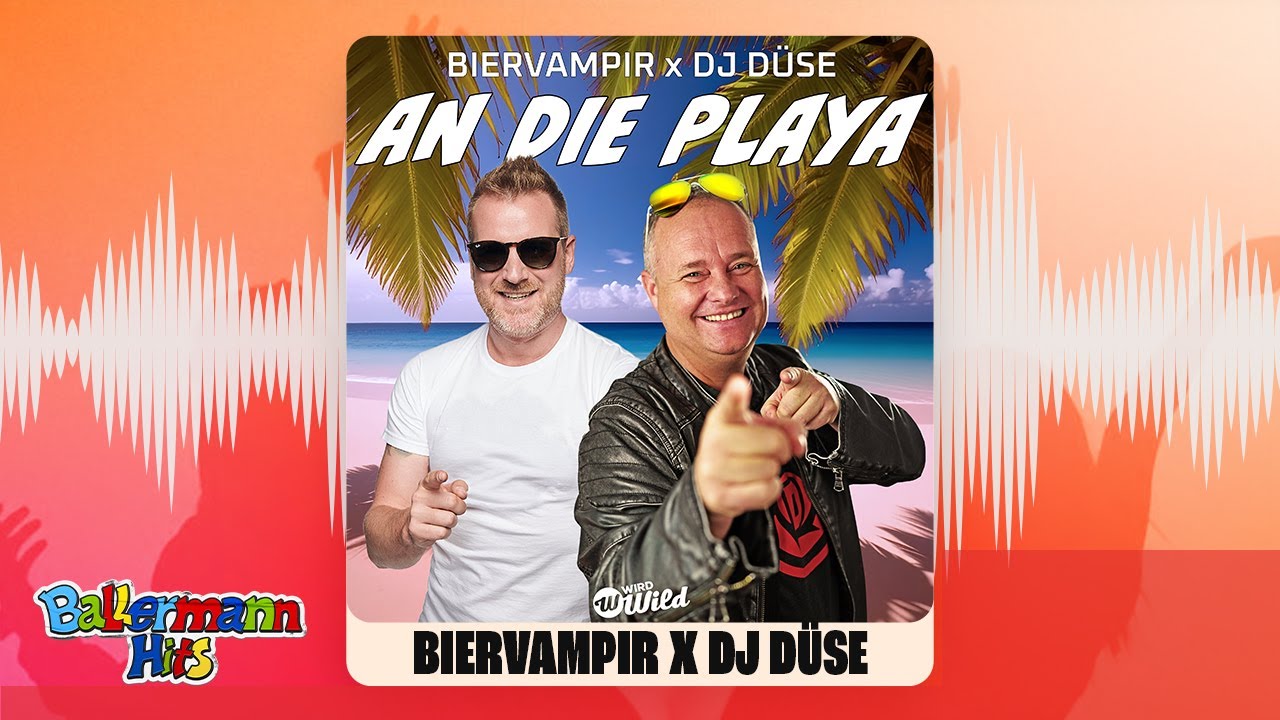 Biervampir, DJ Düse - An die Playa (Offizieller Visualizer)