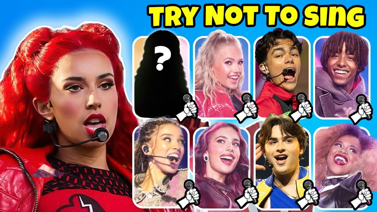TRY NOT TO SING! Descendants/Zombies: World&rsquo;s Collide | Freya Skye, Kylie Cantrall, Malachi Barton