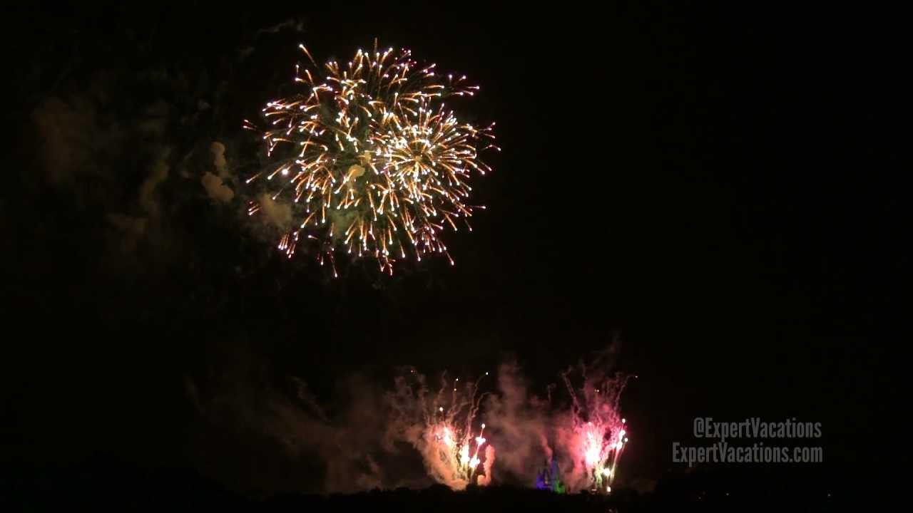 Wishes Fireworks from the Polynesian Resort Beach - Walt Disney World