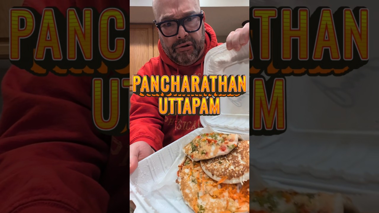 Pierwszy raz spr&oacute;bowałem PANCHARATHAN UTTAPAM 🇮🇳 | Snackmaster General kontra Legenda Indii Połud...