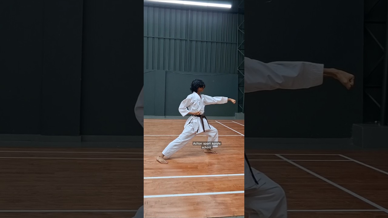 Taikyoku shodan 1st kata Shotokan #BeginnerKataDoneRight#FirstKataFlow#KaratePowerMoves#KataWithPowe