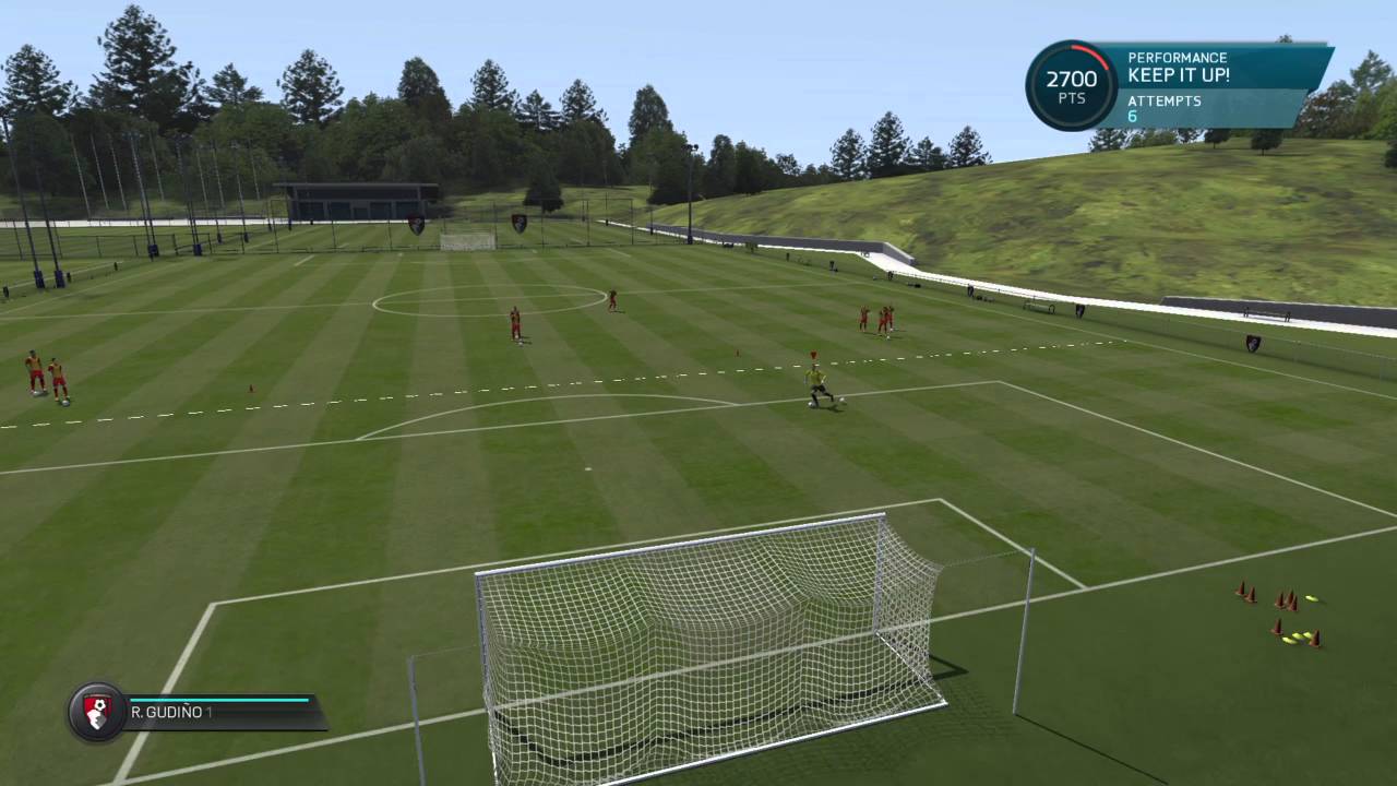 FIFA 16 goalkeeper training