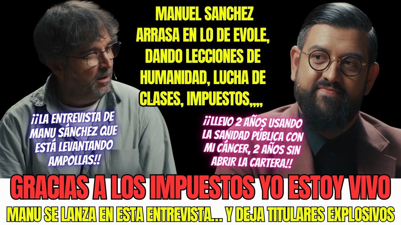 Manu Sánchez se suelta en esta entrevista… y deja frases que están incendiando el debate