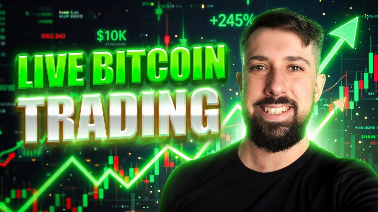 🔋LIVE BITCOIN TRADING 📉📈  Crypto and Market Analysis