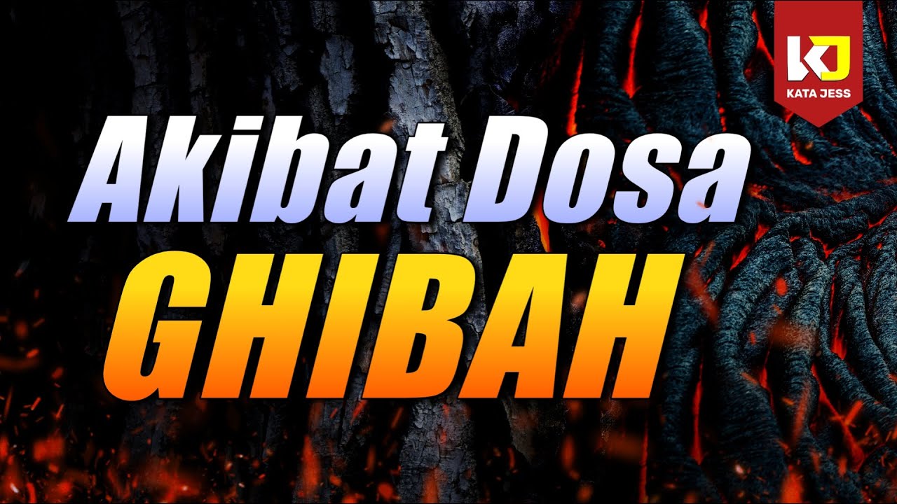 DOSA GHIBAH TANPA DISADARI