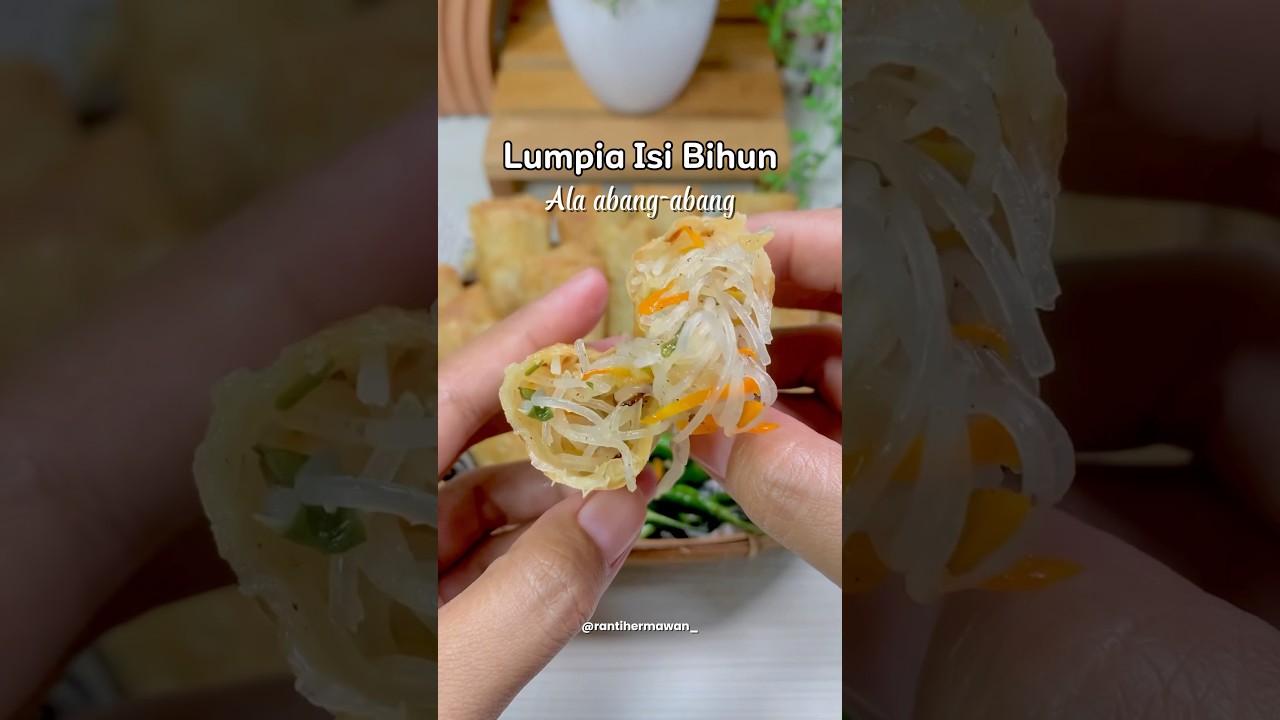 Lumpia Isi Bihun, emang enak dimakan saat musim hujan gini!! #fypシ #lumpia #jajanan #resepsimple
