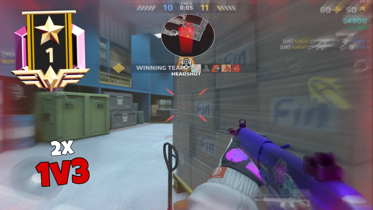 Critical Ops: CLUTCHING TWO 3v1 SITUATIONS IN A ROW in a CLOSE MATCHUP