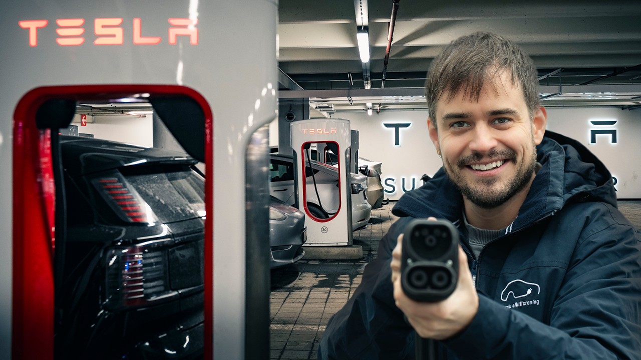 Den store hurtigladertesten &ndash; episode 2: Tr&oslash;blete hos Tesla