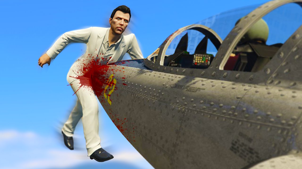 GTA 5 Funny Moments - PLANE RIGHT TO THE.... (GTA 5 Funny Moments)