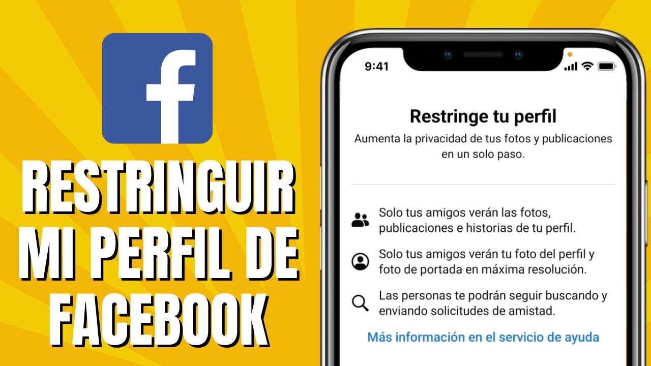 Cómo RESTRINGUIR Mi Perfil De FACEBOOK En 2026