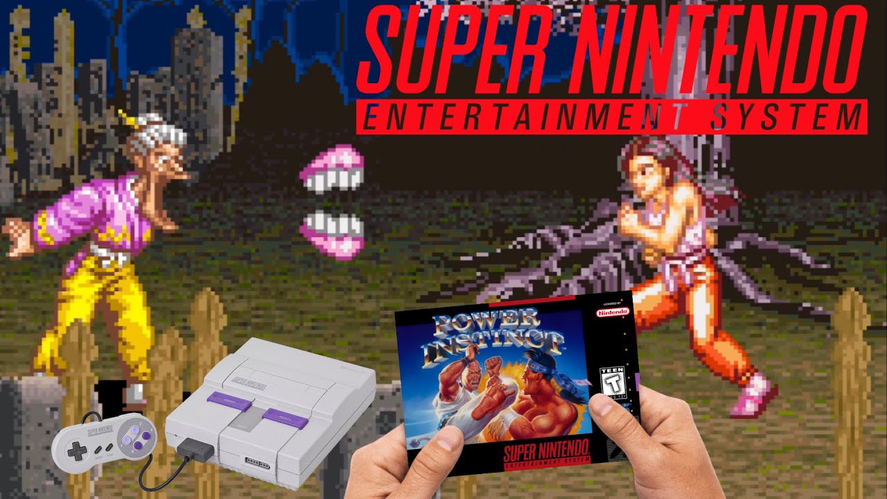 Power Instinct (1994) Super Nintendo Entertainment System (SNES) Gameplay in HD～4K 60FPS