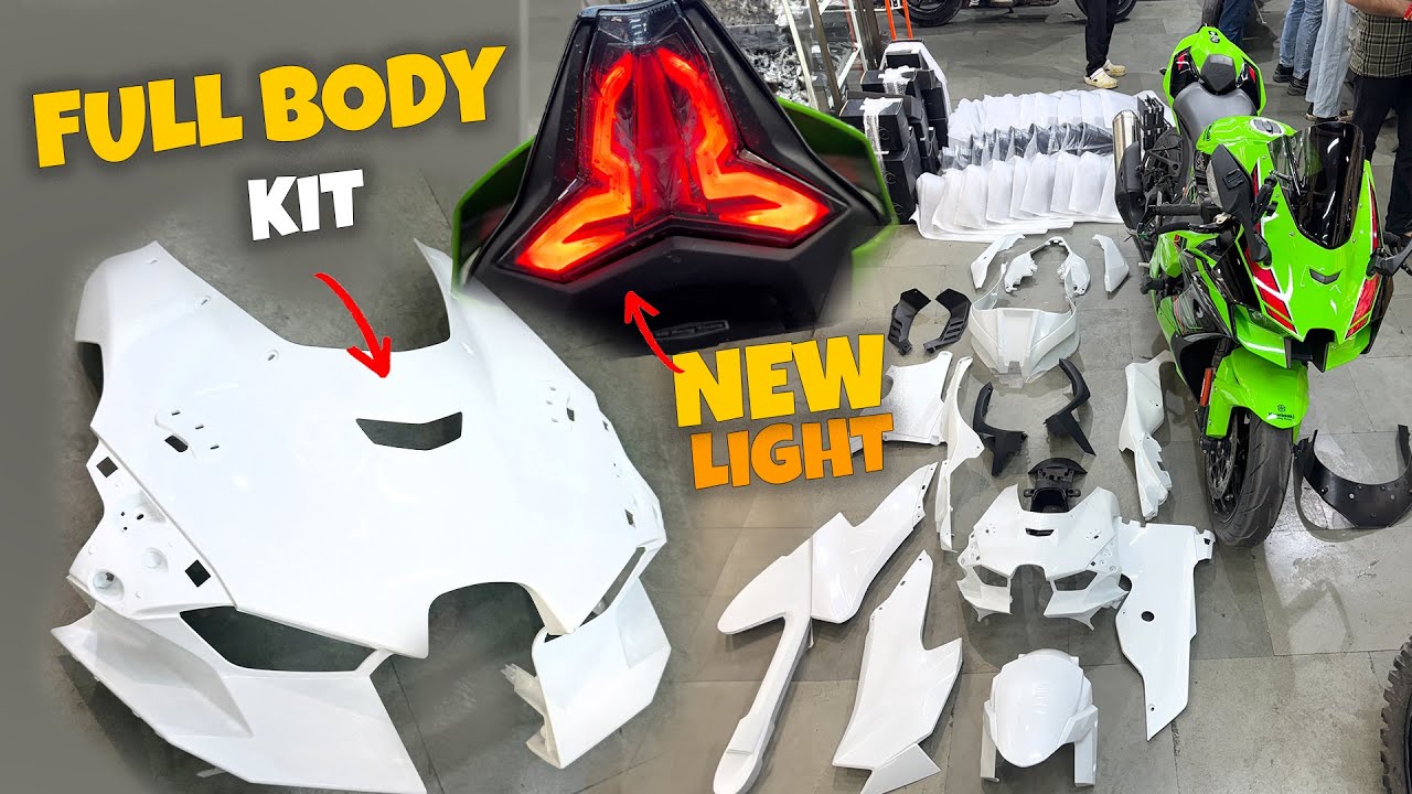 Kawasaki ZX10R ki Modification Starts !! New TAIL Light & Body KIT