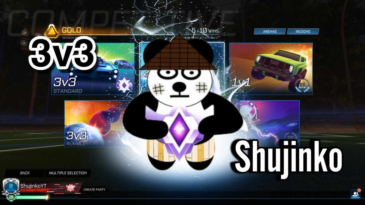 Rocket League CHAMP 3v3 Gameplay | No COMMENTARY |