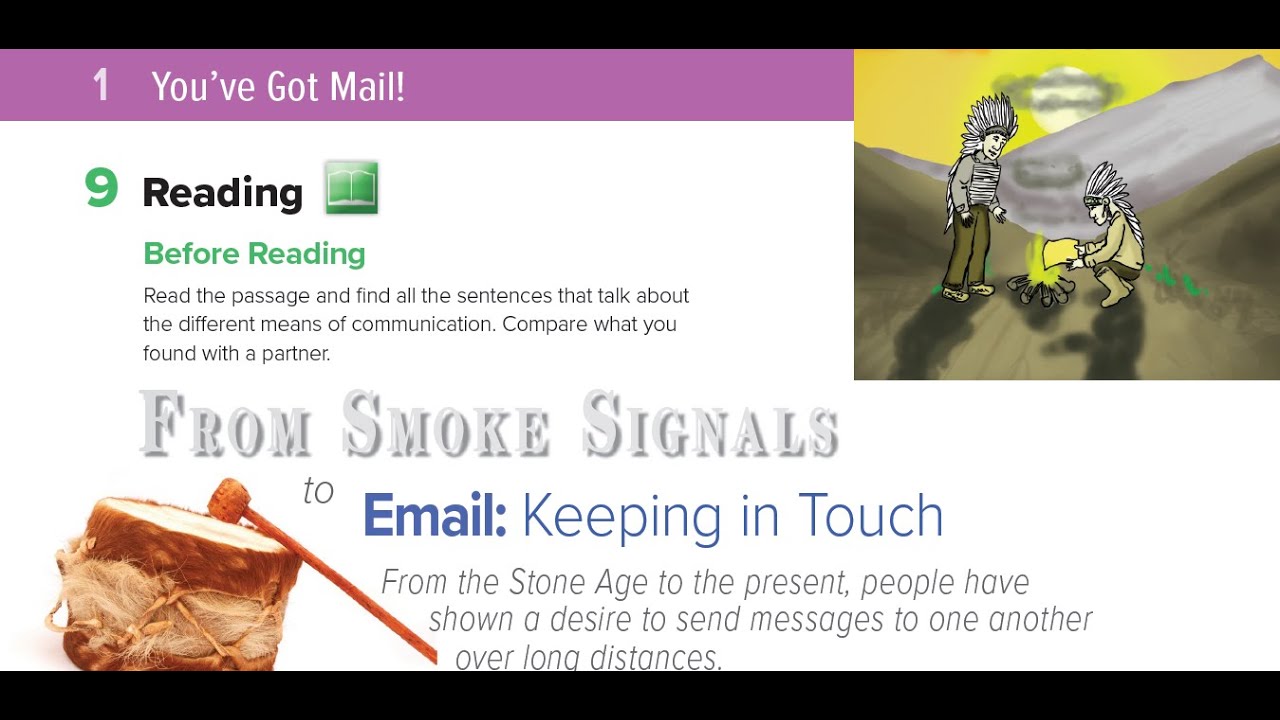 إنجليزي أول ثانوي الوحدة الأولى Mega goal2- 1 You’ve Got Mail! - 9 Reading