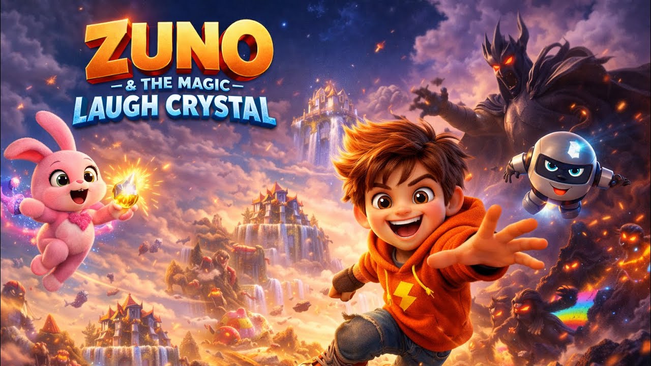 ZUNO & The Magic Laugh Crystal 🧡 | Full Animated Movie | Magical Kids Adventure 2026