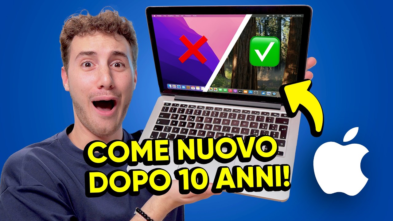 il MAC NON SI AGGIORNA? Ho resuscitato il MacBook di 10 ANNI FA con SEQUOIA e…FUNZIONA!
