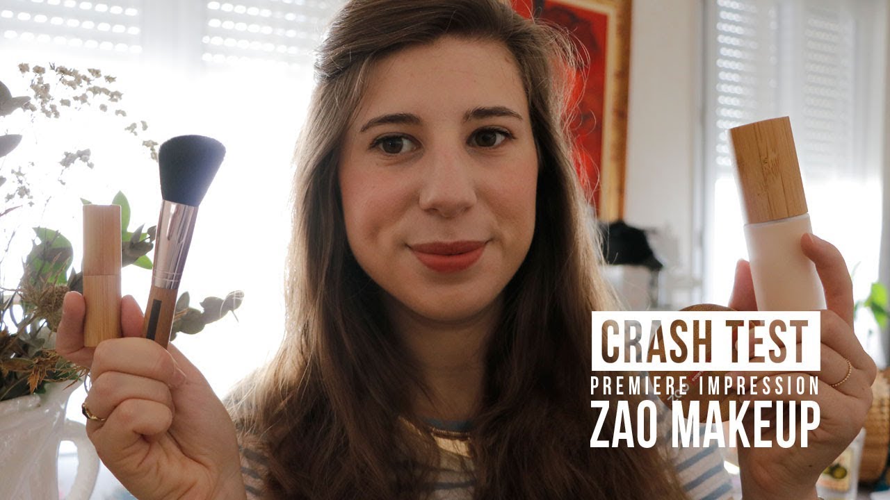 { Crash Test } - 1ère impression de la marque Bio ZAO Make-up