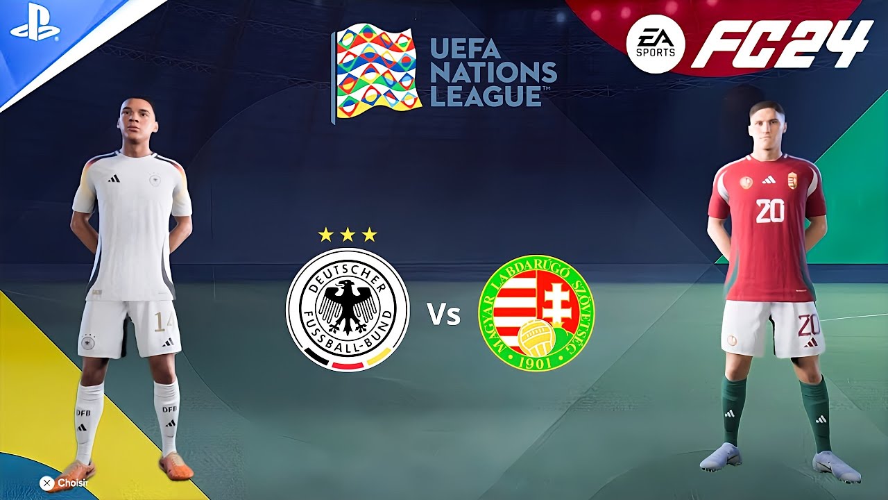 FC 24 - Allemagne vs. Hongrie | UEFA Nations League 24/25 Full Match | PS4™