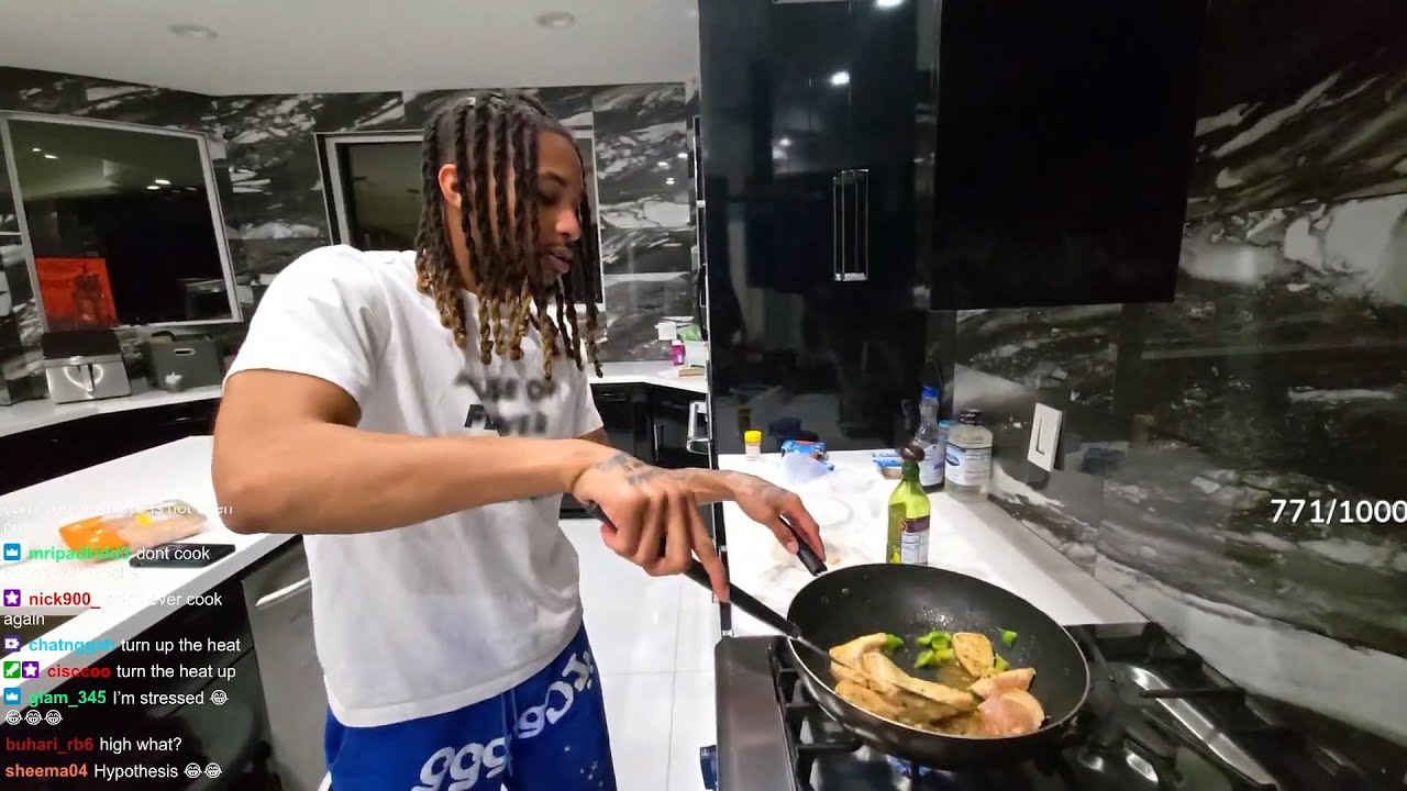 CookinWitDDG Makes Dinner For Halo 😂 ** Didn't End Well **
