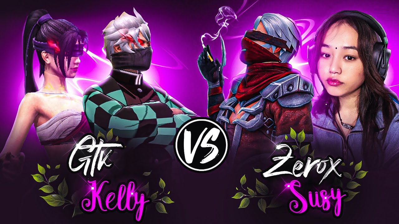 ZEROX SUSY Vs GTK KELLY | FIGHT OF DUO❤️☠️
