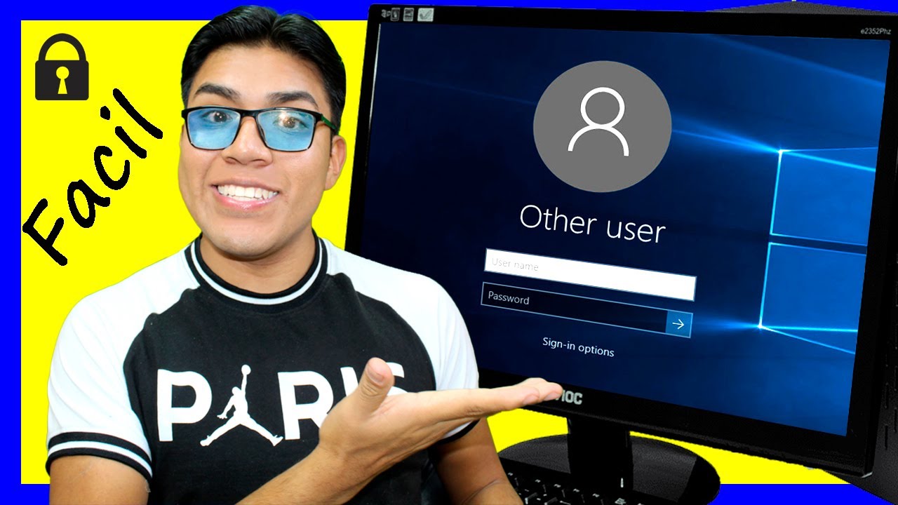 ✅ Como PONER CONTRASE&Ntilde;A a mi PC, LAPTOP, COMPUTADORA en Windows | F&aacute;cil y R&aacute;pido 🚀