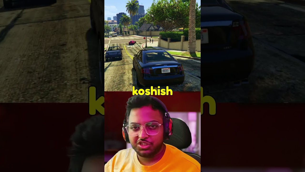 🤣 Epic Driving Fail in GTA V! 🚗💥 | Hilarious Moment 😂 