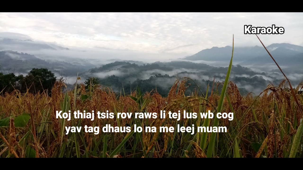 caij ntuj no lo txog karaoke by maim lis