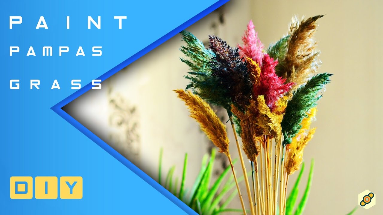 PAINTING PAMPAS GRASS FOR FREE