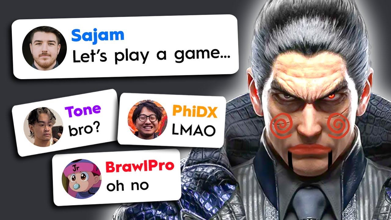 Sajam's CRAZY Challenges For Tekken Pros...