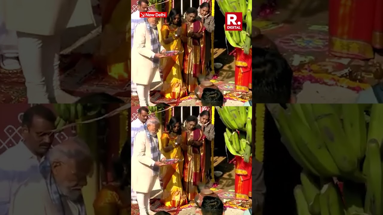PM Modi Celebrates Pongal at Union Minister L Murugan’s Residence in Delhi