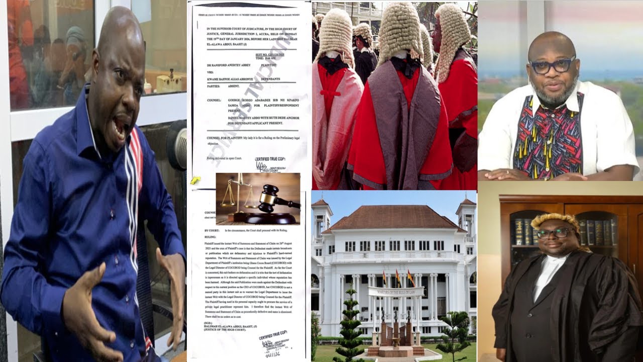 So Abronye had all these evidence to storm court , lawyer sh0ck