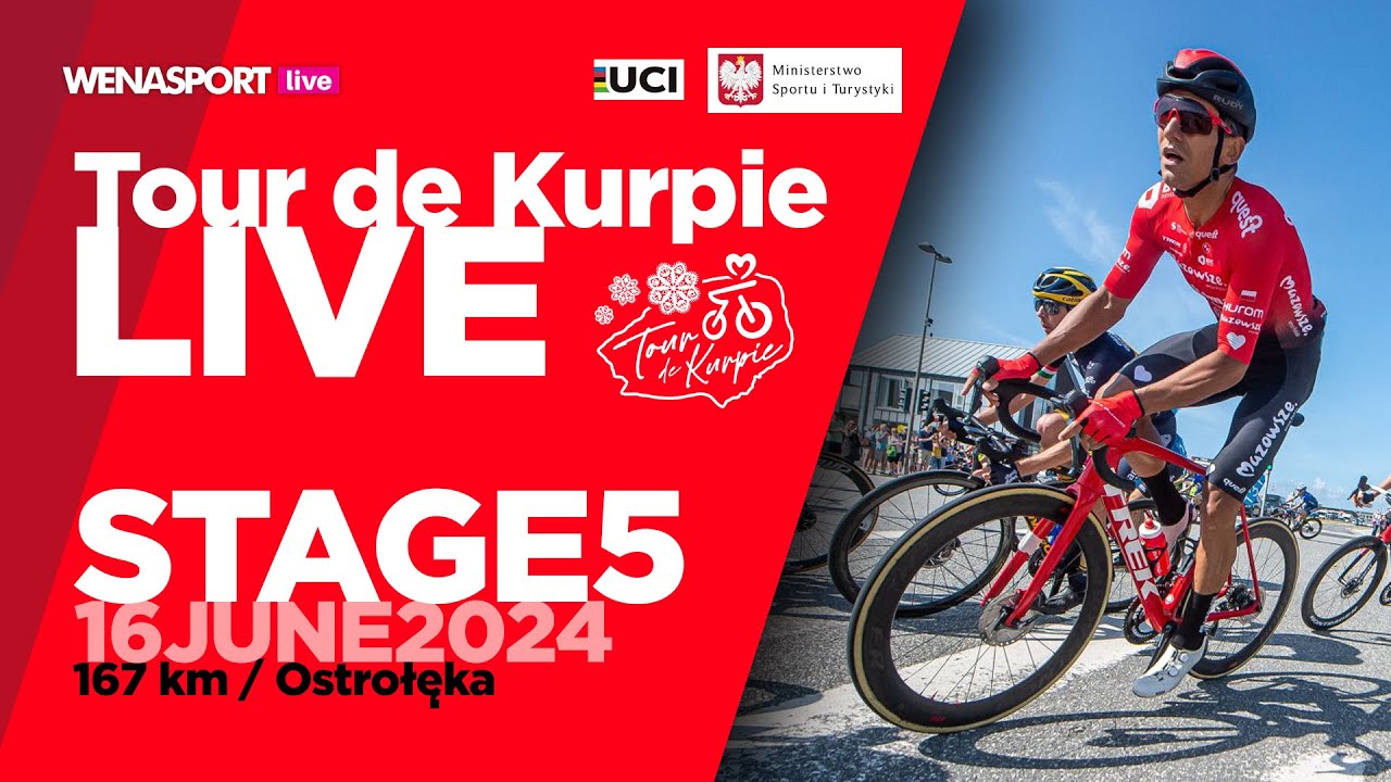 LIVE Tour de Kurpie 2024 / STAGE 5 Ostrołęka / UCI Bike Race