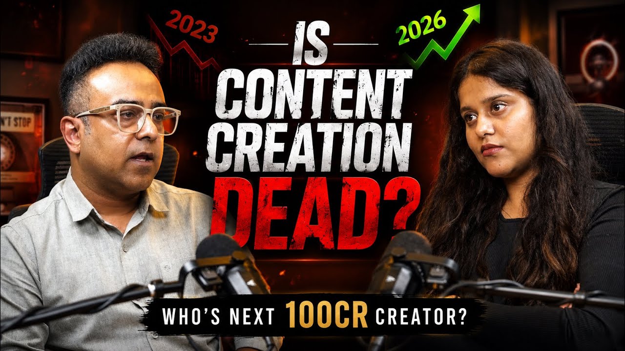 Is Content Creation DEAD in 2026? 🤯 Future of India&rsquo;s Creator Economy, Brands & ₹100 Crore Creators