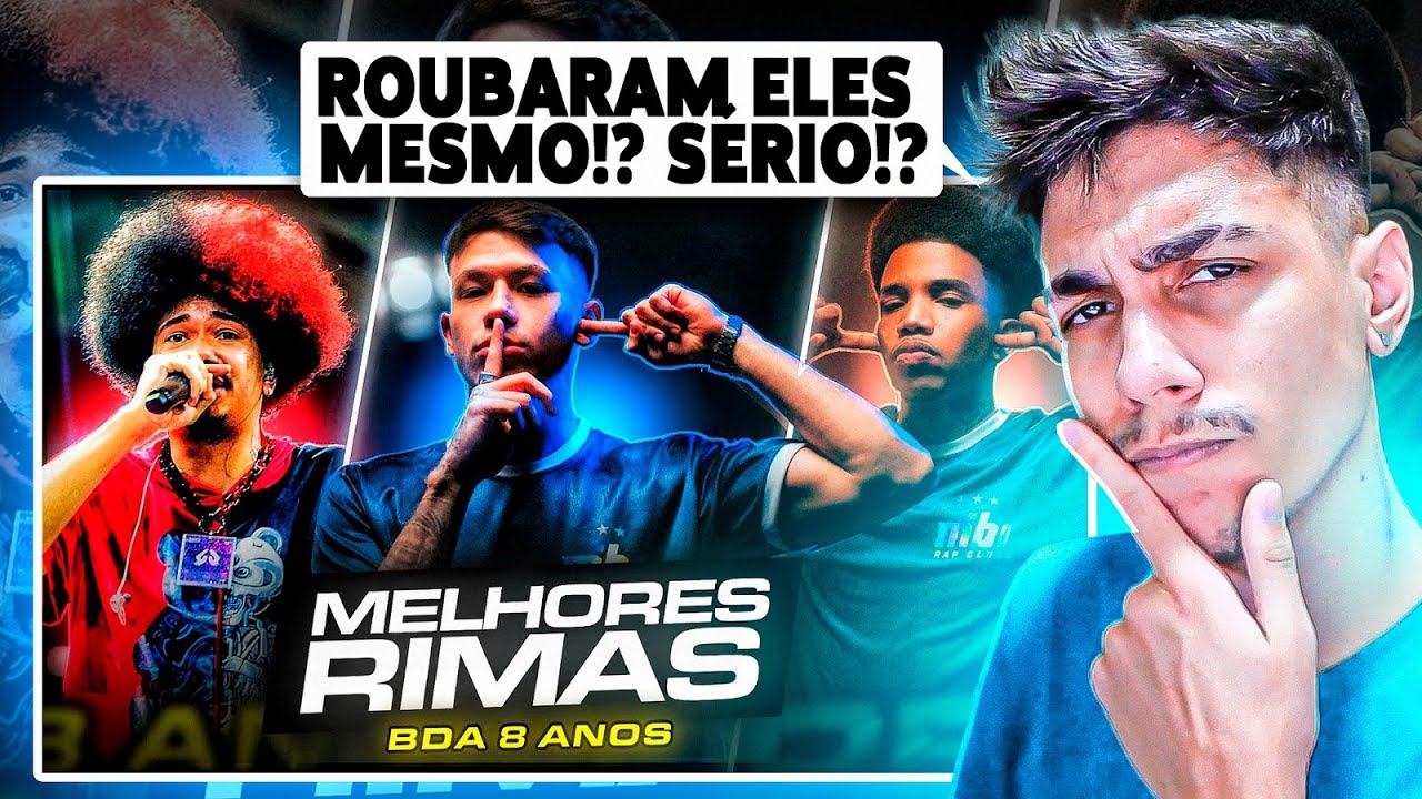FOI ROUBADO OU NÃO !? React AS MELHORES RIMAS DA BDA 8 ANOS! 🔥 ‹ Ine Games ›