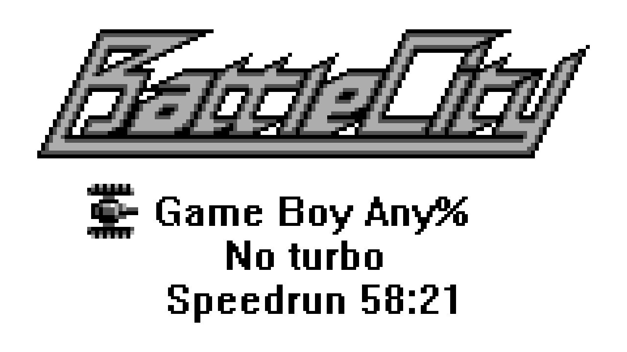 [Спидран] Battle City Game Boy Any% No turbo (Speedrun) 58:21