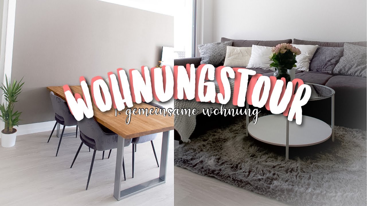 1. GEMEINSAME Wohnung -  komplette WOHNUNGSTOUR // nicolespov