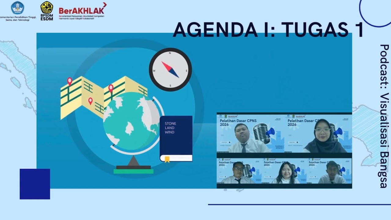 Tugas Latsar  2026 Podcast Visualisasi Bangsa: Pembangunan Bangsa Dimulai dari Daerah 