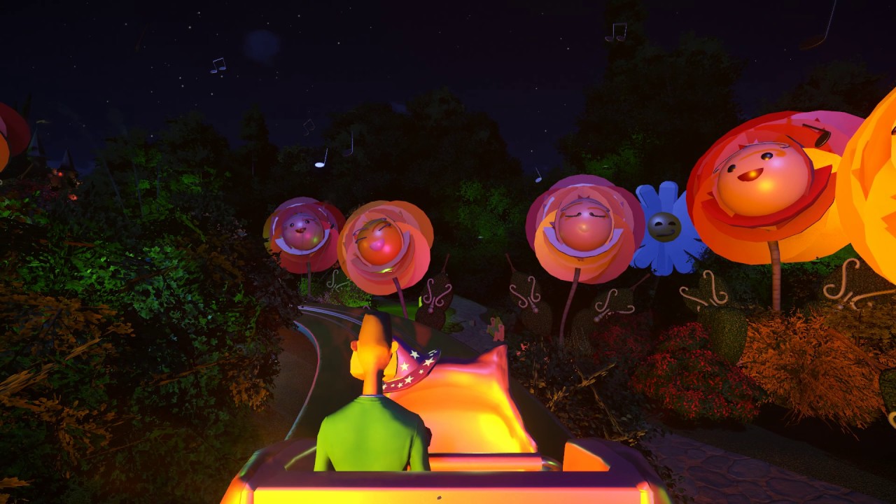 Planet Coaster - Alice in Wonderland NIGHT version ! By Lily