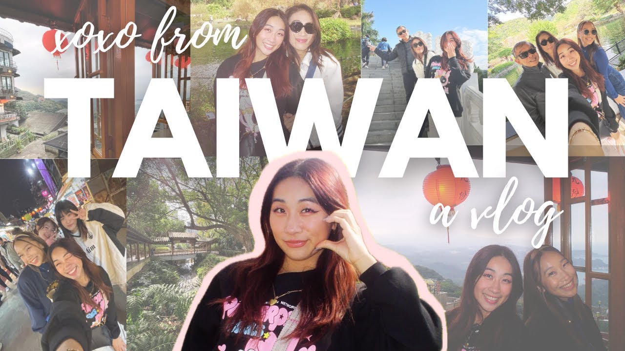 taiwan travel vlog: night markets, buffets, jiufen, and more!