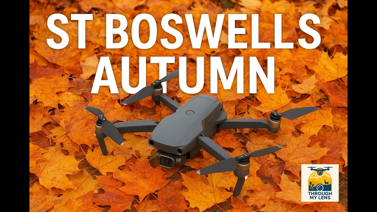 St Boswells in The Autumn 2025: Drone Flight