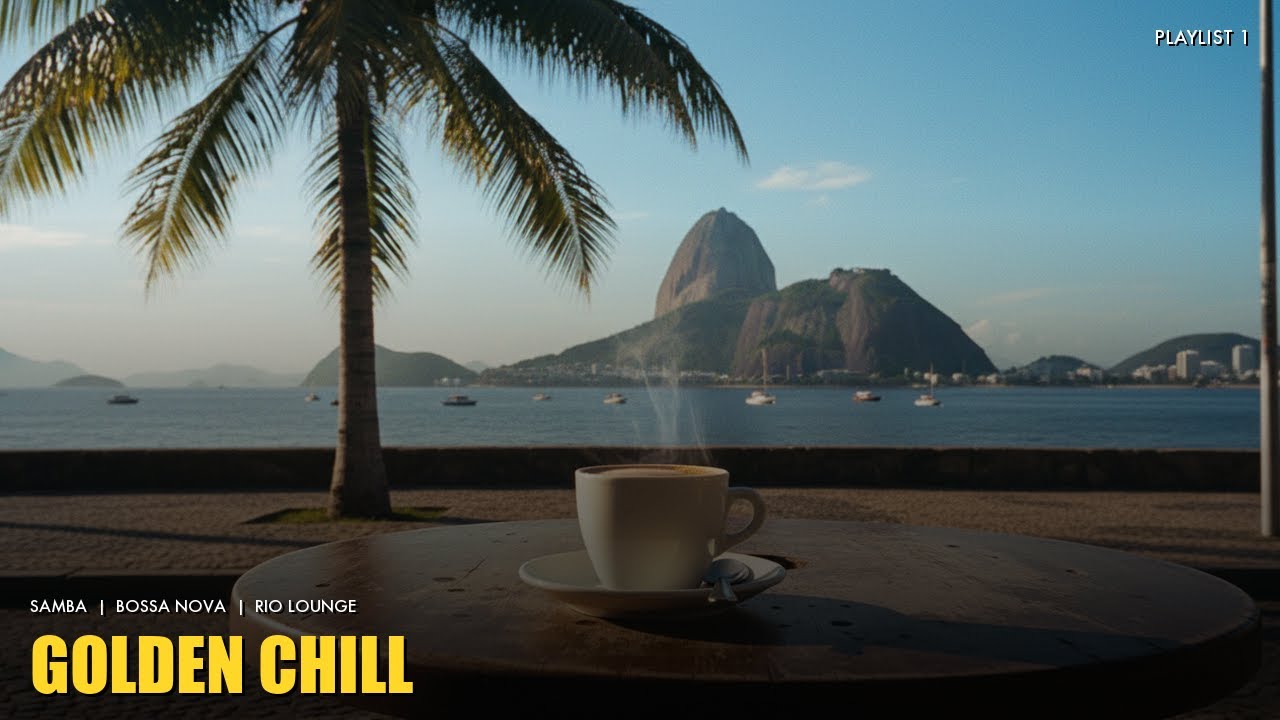 Golden Chill ✨ Morning Coffee & Bossa Nova with a View of Sugarloaf