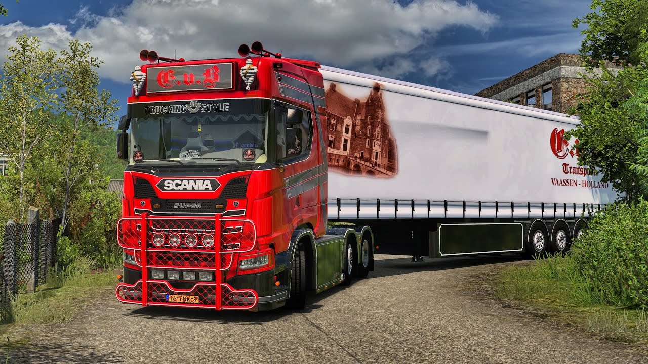 Scania NG 650 V8 Through Narrow Streets of West Balkans | #ets2 1.50