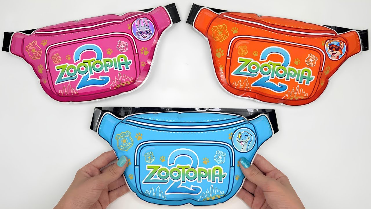 💖Paper DIY💖 ZOOTOPIA 2 Blind Bag Judy, Nick & Gary Unboxing!🐰🦊🐍| ASMR | Tombi ASMR